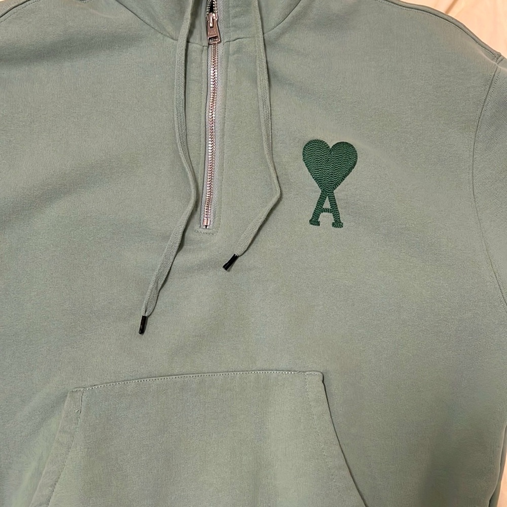 AMI mint green hoodie